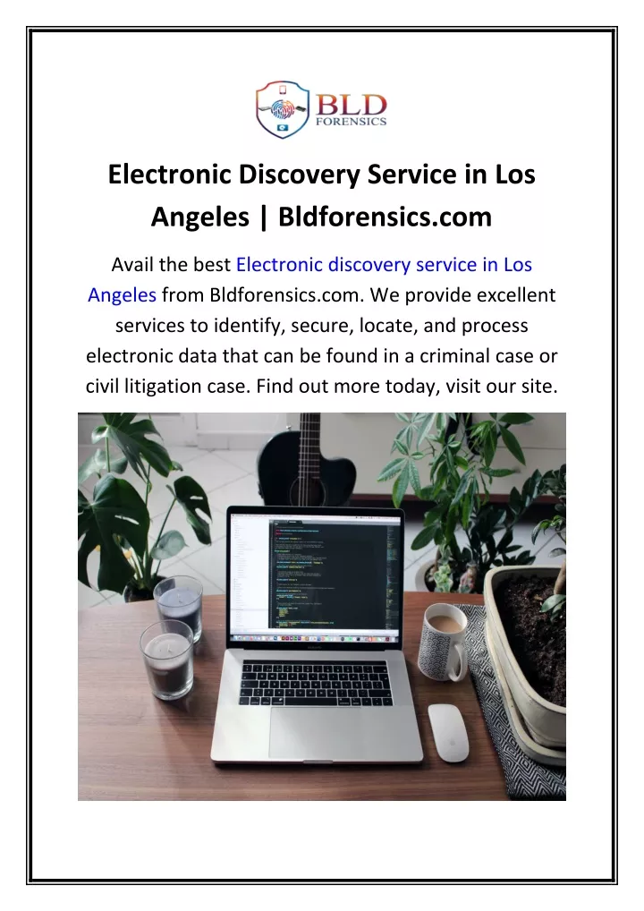 electronic discovery service in los angeles
