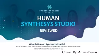 HUMAN SYNTHESYS STUDIO - REVIEWED