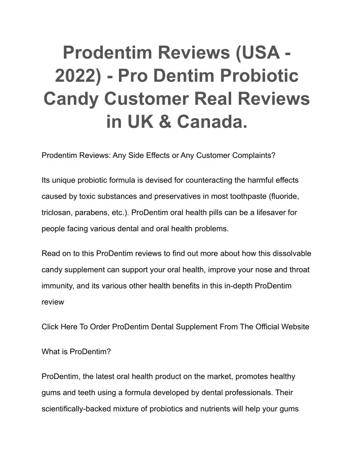 prodentim reviews usa 2022 pro dentim probiotic