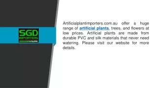 artificialplantimporters com au offer a huge