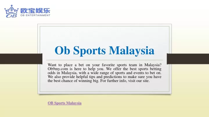 ob sports malaysia