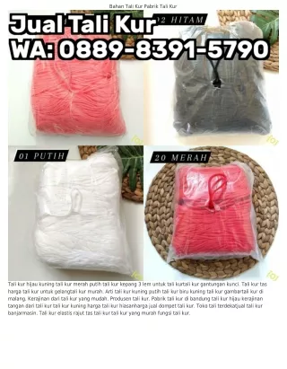 Ö88ᑫ–8౩ᑫ1–57ᑫÖ (WA) Pabrik Tali Kur Tali Kur Craft