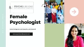 How to Find the Best Female Psychologist in Delhi NCR?