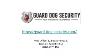 Guard Dog Security - London