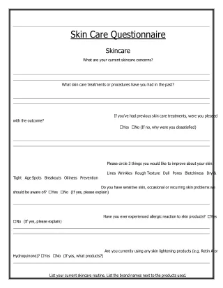 skin-care-questionnaire - Skin Specialist in Aiims Bhubaneswar by ashuskincare
