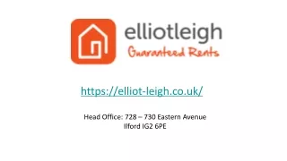 Elliot leigh Guaranteed Rent - London