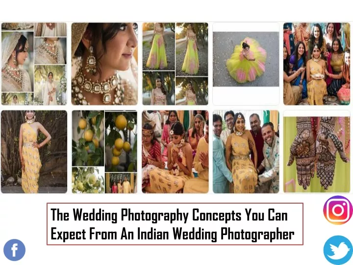 the wedding photography concepts you can expect