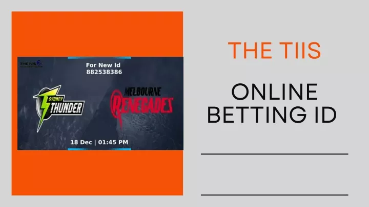 the tiis online betting id