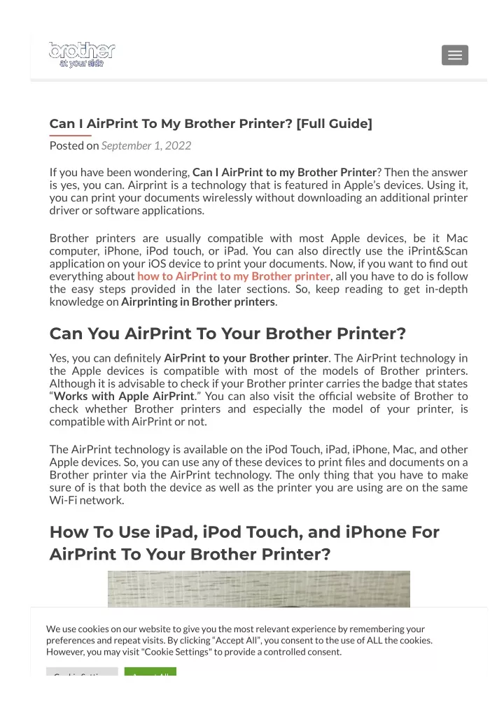 can i airprint to my brother printer full guide