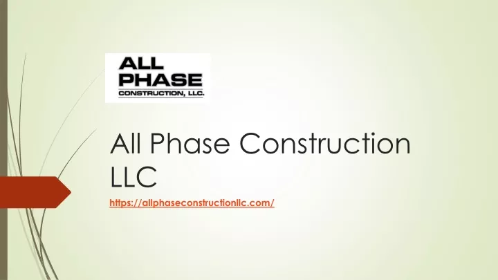 all phase construction llc