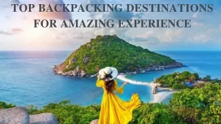 TOP BACKPACKING DESTINATIONS