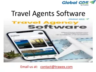 travel agents software