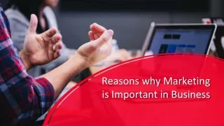 Reasons why Marketing is Important in Business