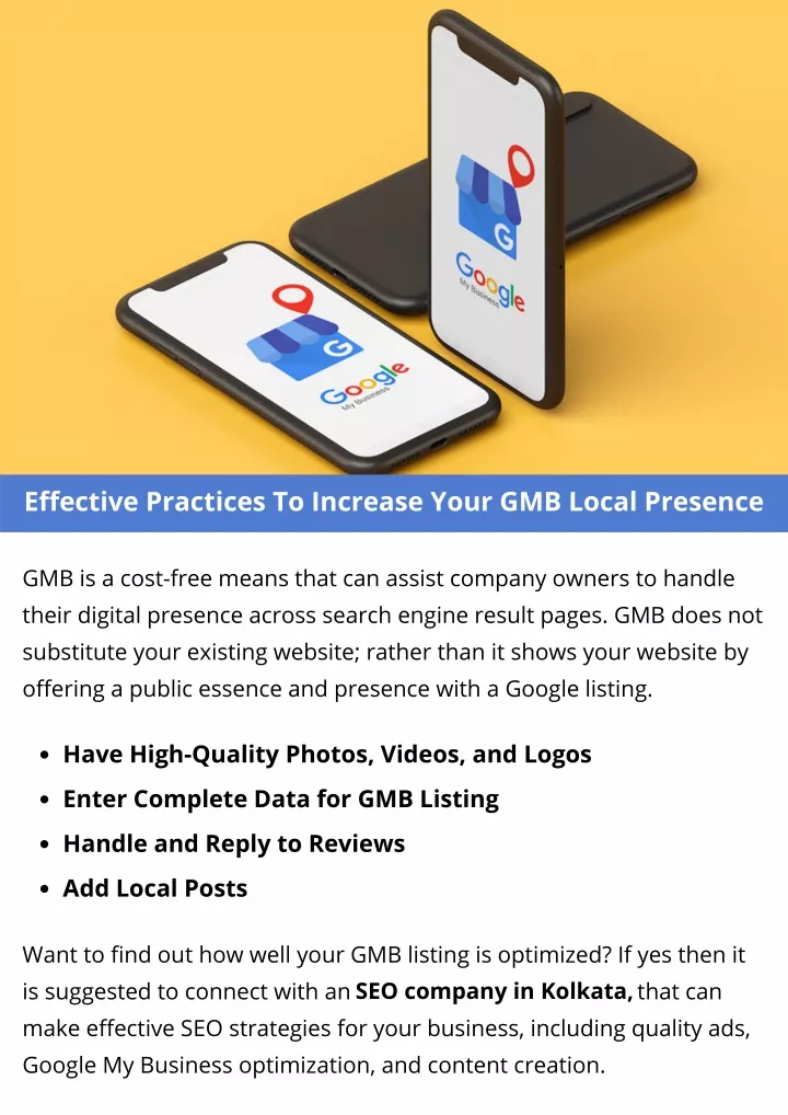 effective practices to increase your gmb local