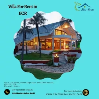 Villas For Rent in ECR