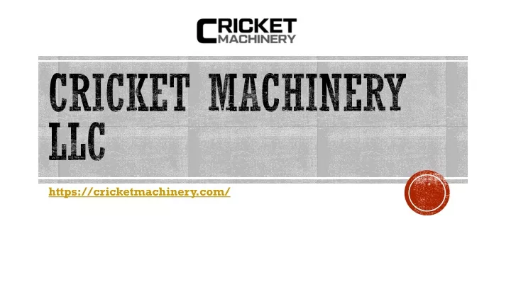 cricket machinery llc