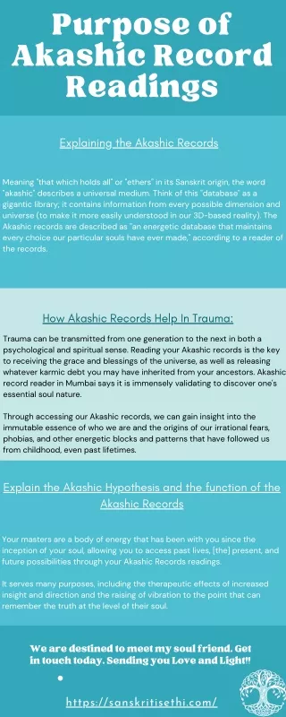 Purpose of Akashic Record Readings
