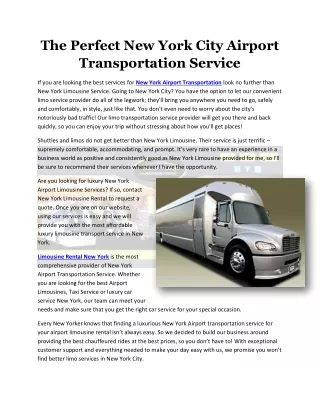 New York Limousine Service