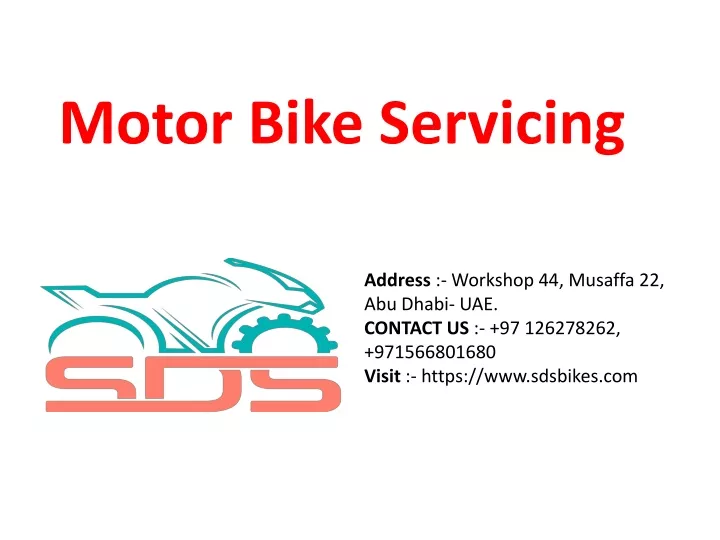 motor bike servicing