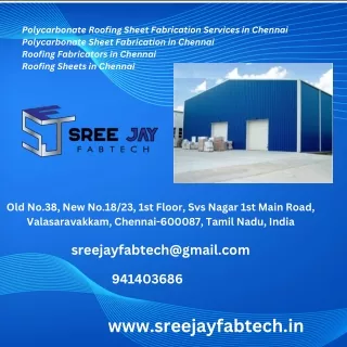 Polycarbonate Roofing Sheet Fabrication Services in Chennai