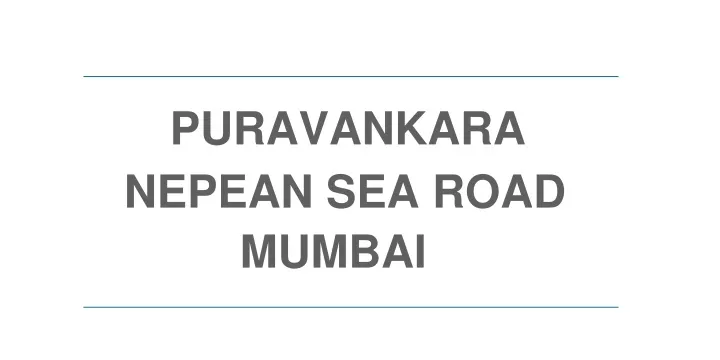 puravankara nepean sea road mumbai