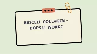 Biocell Collegen Benefits