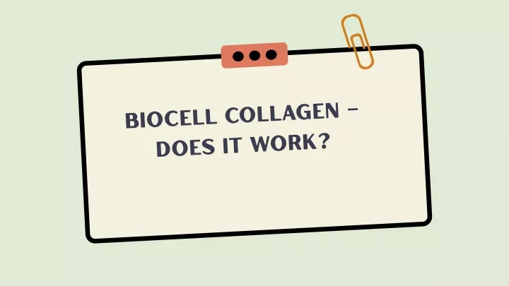 biocell collagen does it work