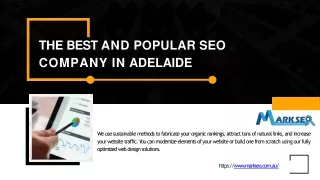 The Best and popular SEO company in Adelaide