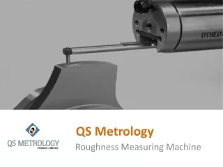 roughness measuring machine