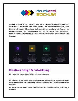 Bochumer Drucker | Druckereibochum.de