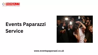 Events Paparazzi Service
