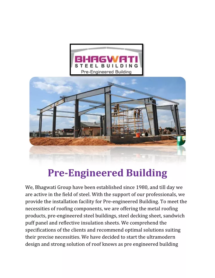 pre engineered building