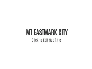 MT EASTMARK CITY THÀNH PHỐ HỪNG ĐÔNG