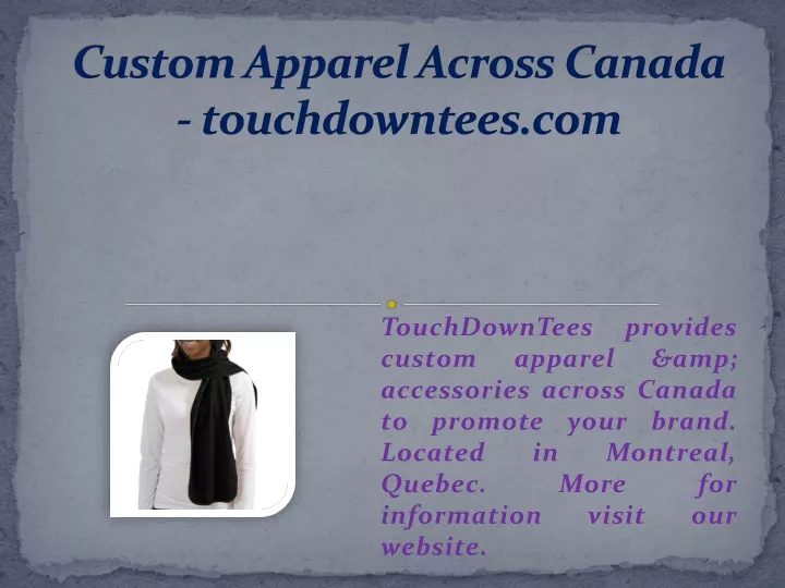 custom apparel across canada touchdowntees com
