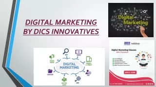 Digital Marketing course (DICS INNOVATIVES)