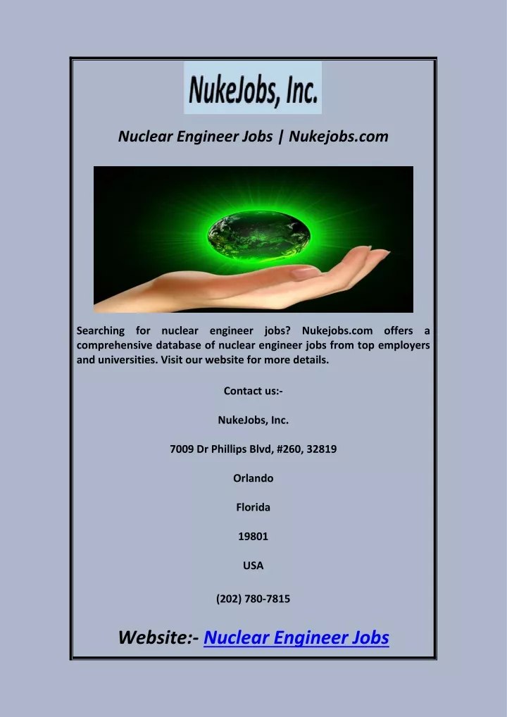 nuclear engineer jobs nukejobs com