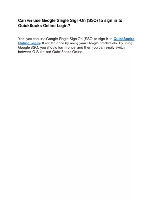 can we use google single sign on sso to sign