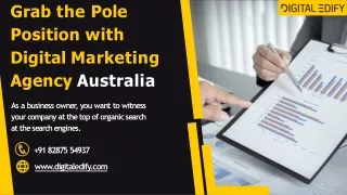 Grab the Pole Position with Digital Marketing Agency Australia
