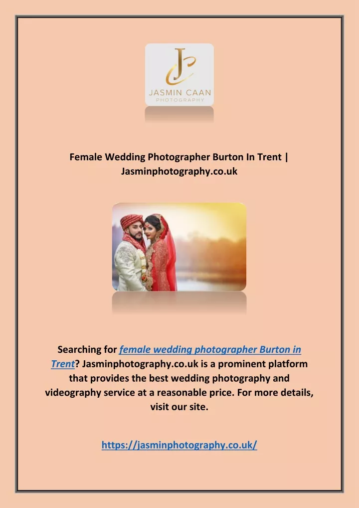 female wedding photographer burton in trent