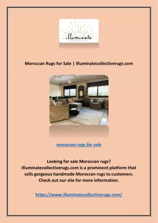 Moroccan Rugs For Sale | Illuminatecollectiverugs.com