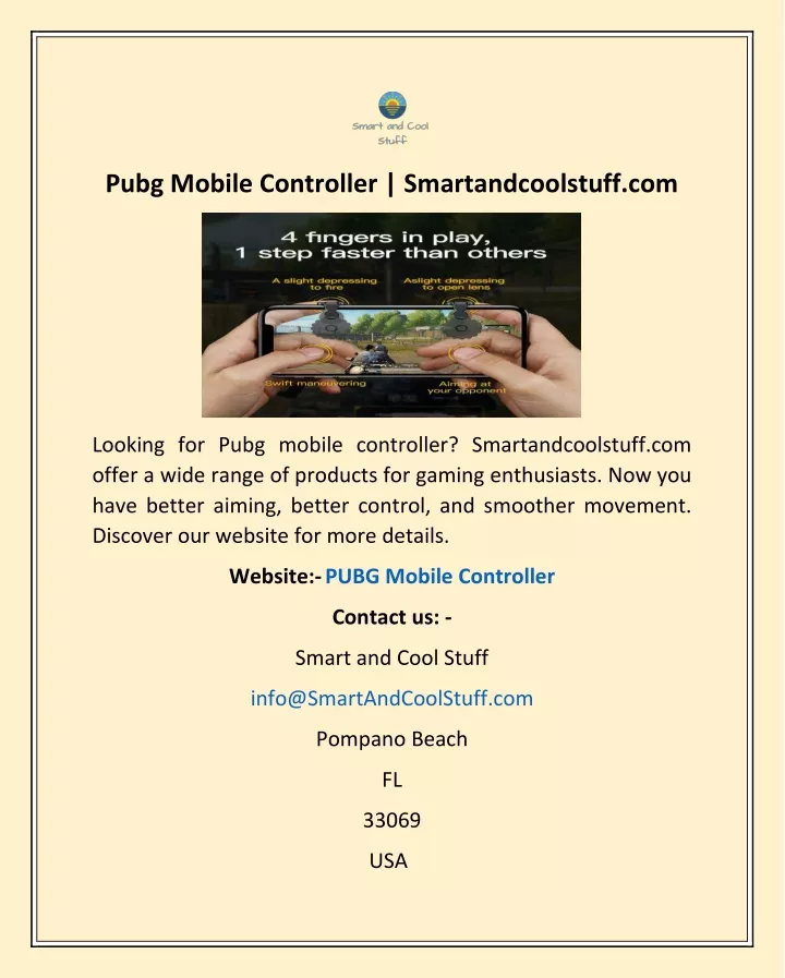 pubg mobile controller smartandcoolstuff com