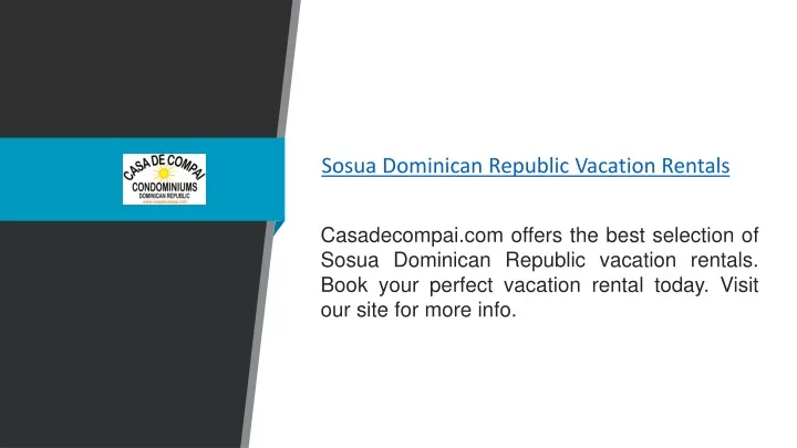 sosua dominican republic vacation rentals