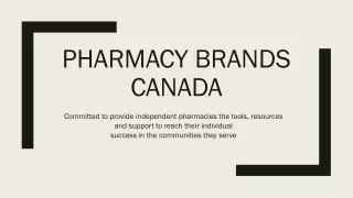 Canadian Pharmacy Program | Independent Pharmacy Canada