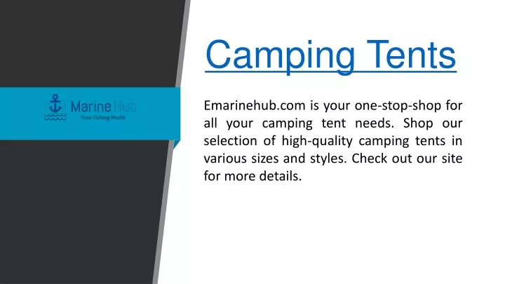 camping tents