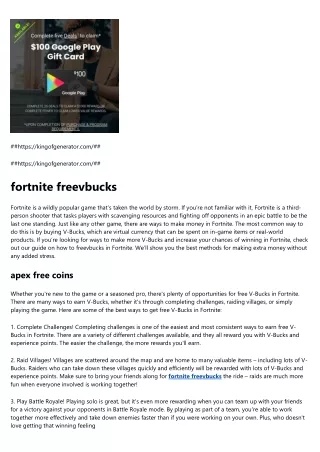 fortnite freevbucks