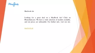 Macbook Air  Phonefinity.net