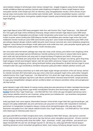 Indonesia Inovasi Kostoto Situs Togel Terpercaya - Link Alternatif Kos Toto  Tam