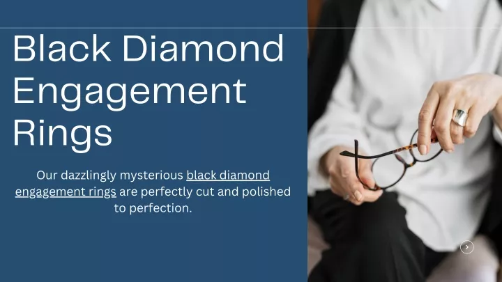 black diamond engagement rings