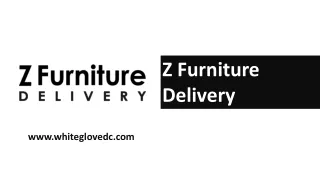 Residential Furniture Services In DC At Z Furniture Delivery