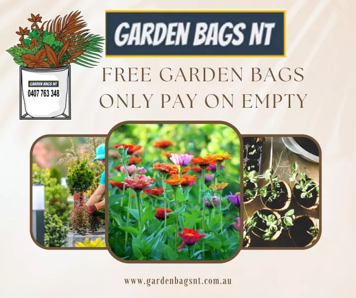 free garden bags only pay on empty